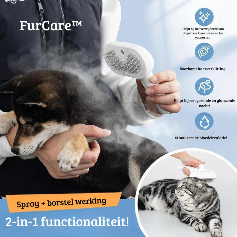Lycentia FurCare™ 3-in-1 Stoomborstel